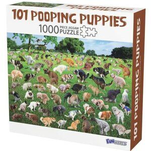 Fun Wares 1000 Pc Puzzle 101 Pooping Puppies New